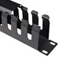 StarTech.com 1U COVERED CABLE FINGER DUCT StarTech.com 1U COVERED CABLE FINGER DUCT